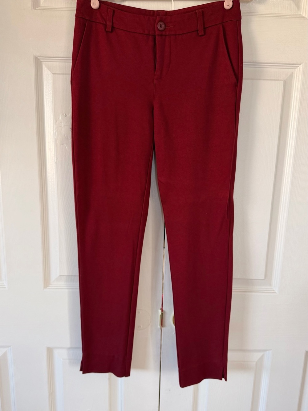 Cabi Rhubarb Red Red Pants NWOT Size 4